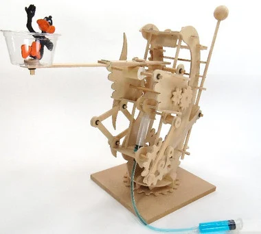Hydraulic Gearbot Wooden STEM Activity Kit Pathfinders