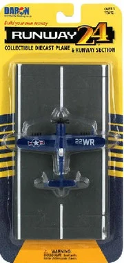 F4U Corsair USMC WWII Plane Runway 24
