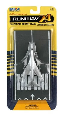 B-1 (Silver) USAF Military Plane Runway 24